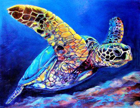 How to Paint a Sea Turtle: Exploring the Depths of Creativity and Conservation